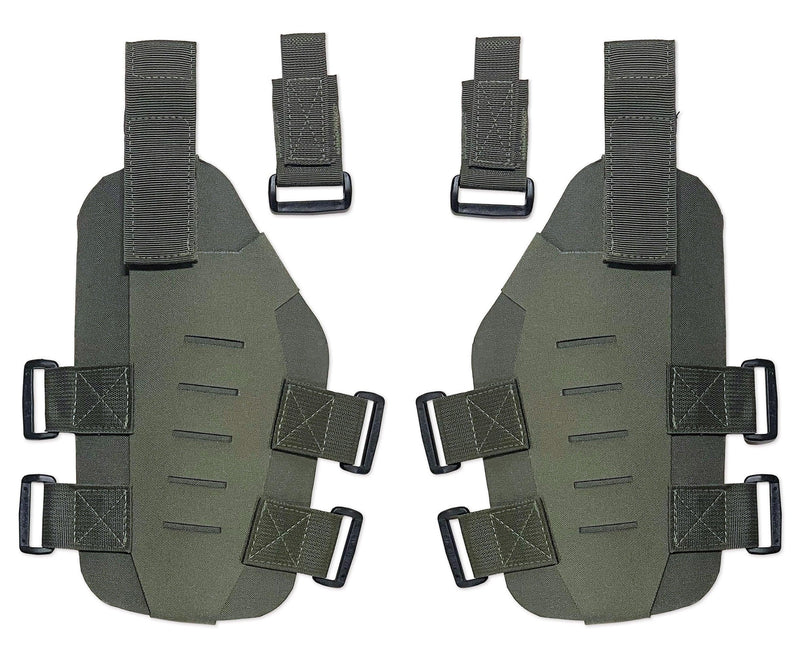 Femoral Body Armor Plates Level IIIA 19522 - Hoplite Armor